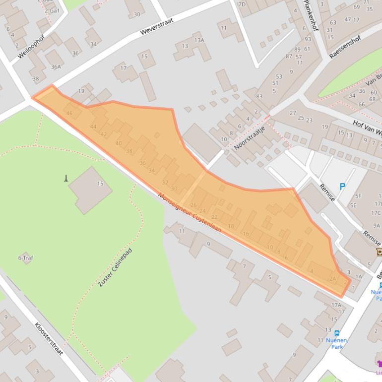 Kaart van postcodegebied 5671BK.