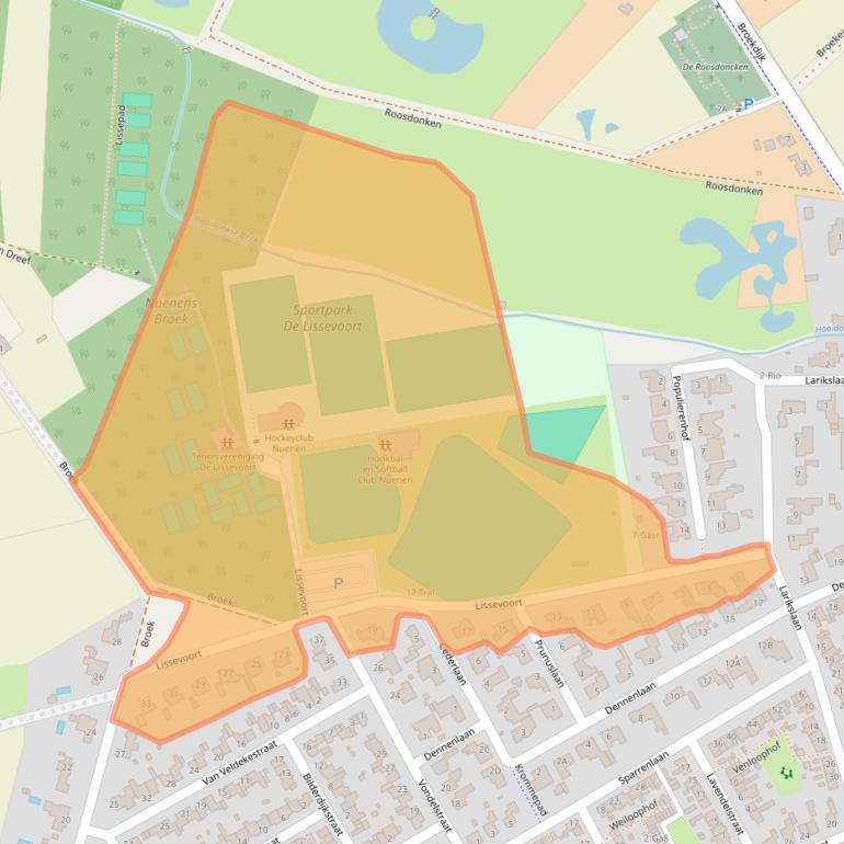 Kaart van postcodegebied 5671BS.