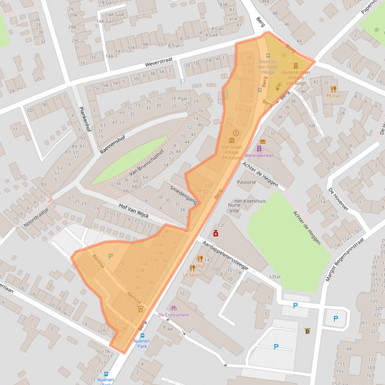 Kaart van postcodegebied 5671CA.