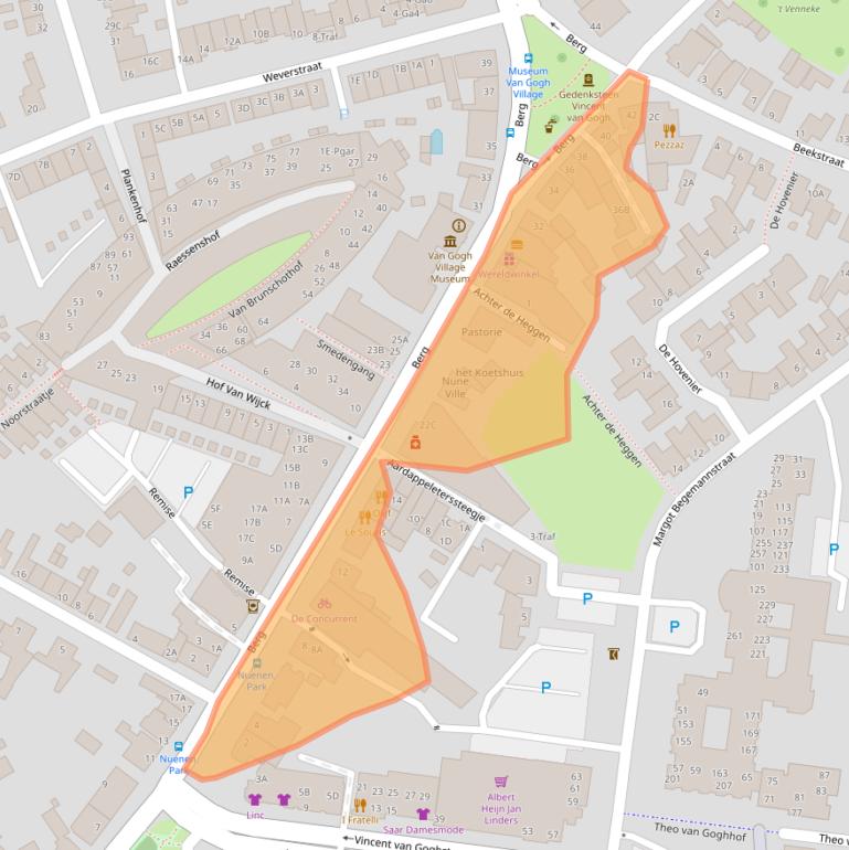 Kaart van postcodegebied 5671CC.