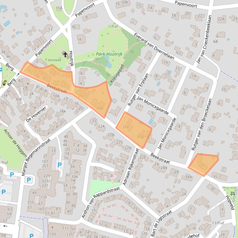 Kaart van postcodegebied 5671CS.