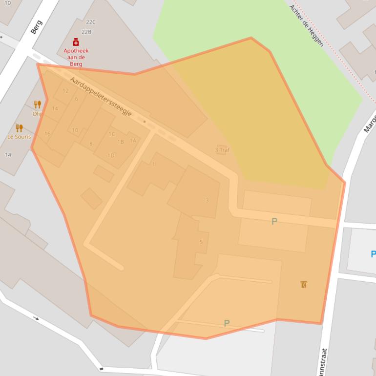 Kaart van postcodegebied 5671CV.