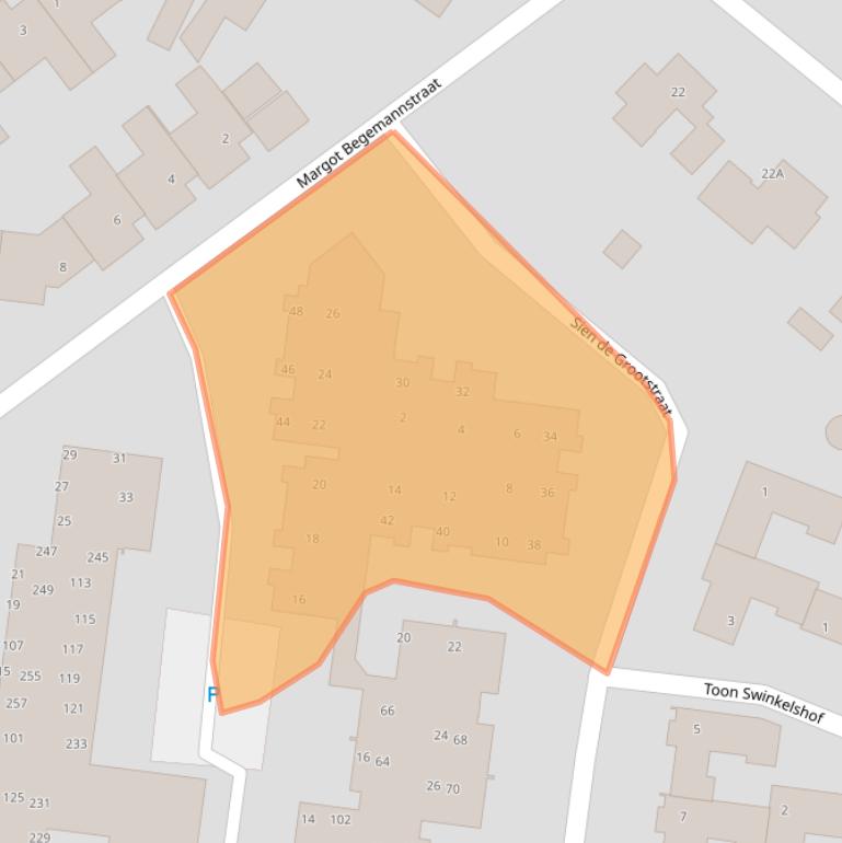 Kaart van postcodegebied 5671DD.