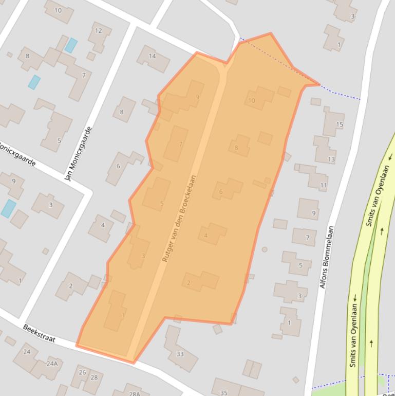 Kaart van postcodegebied 5671EB.