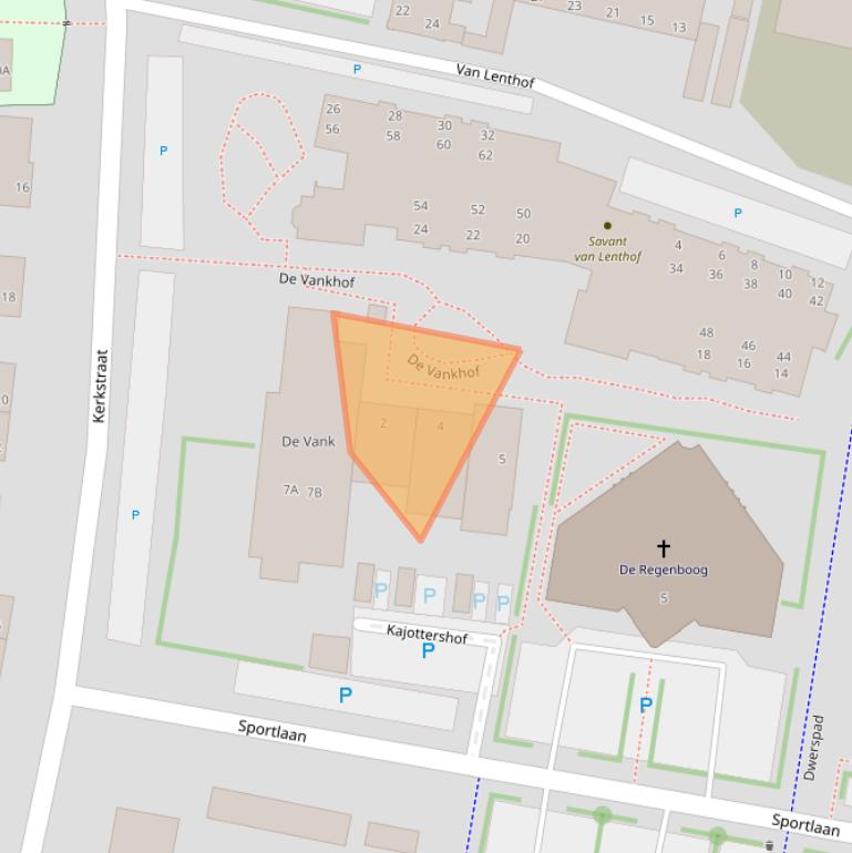 Kaart van postcodegebied 5671EN.