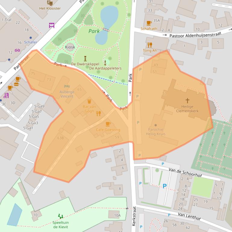 Kaart van postcodegebied 5671GC.