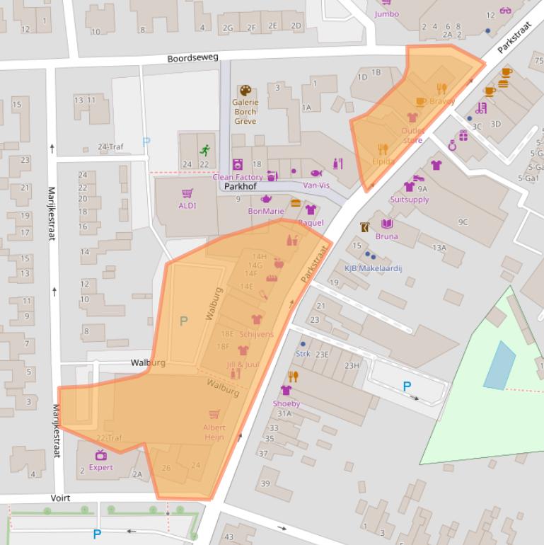 Kaart van postcodegebied 5671GG.