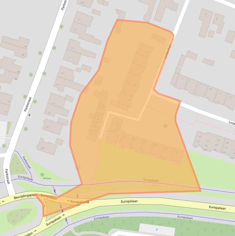 Kaart van postcodegebied 5671GM.