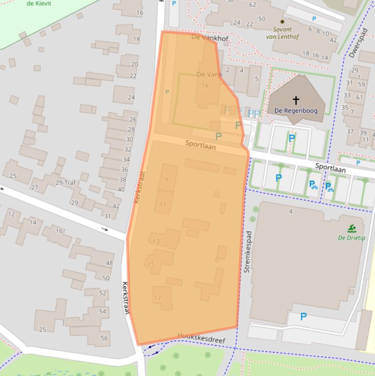 Kaart van postcodegebied 5671GN.