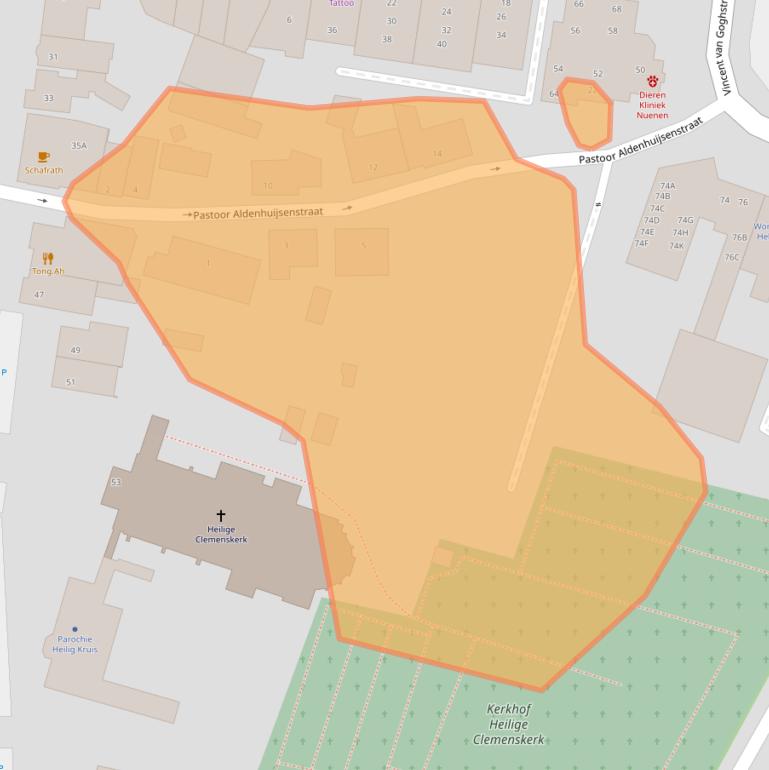 Kaart van postcodegebied 5671GS.