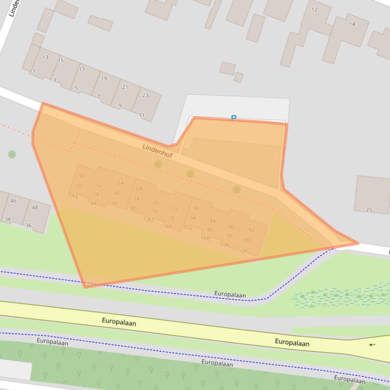 Kaart van postcodegebied 5671GV.