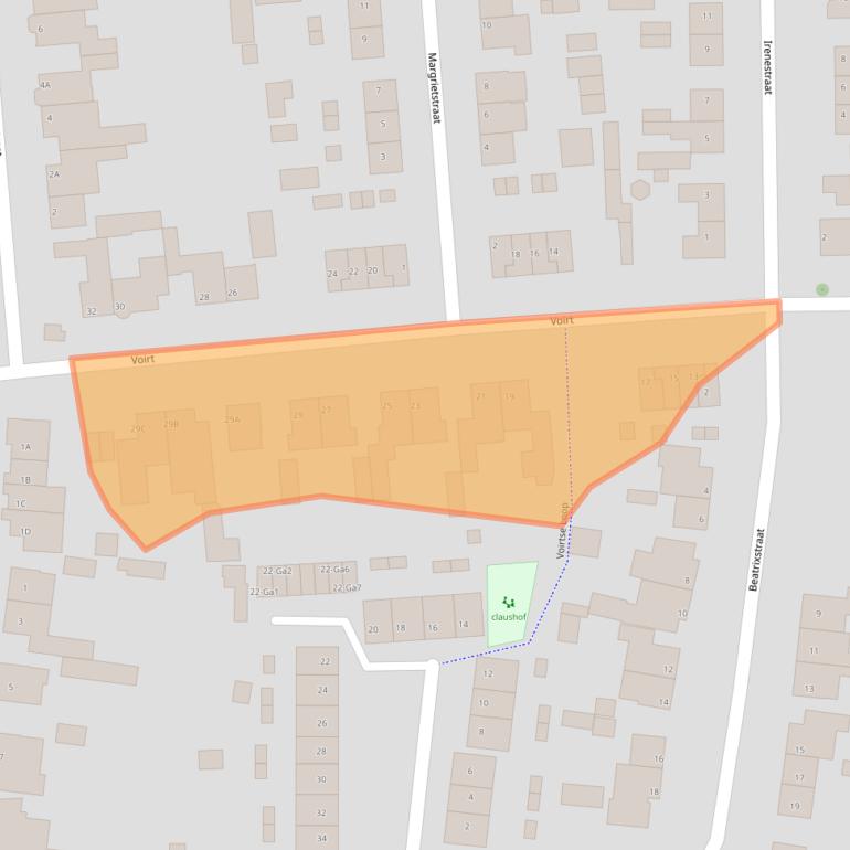 Kaart van postcodegebied 5671HA.
