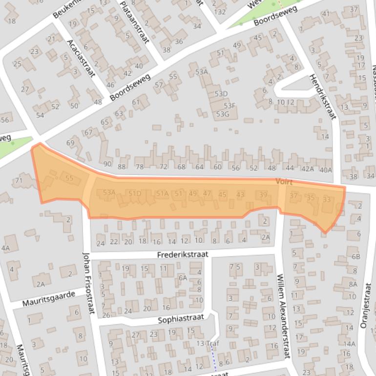 Kaart van postcodegebied 5671HB.