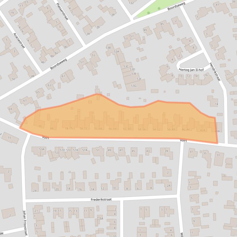 Kaart van postcodegebied 5671HD.