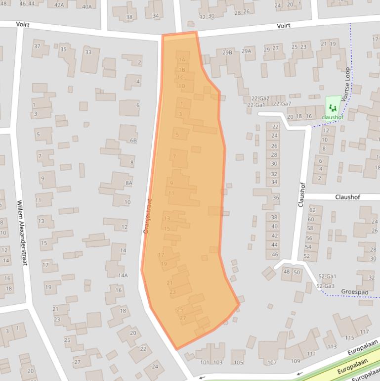 Kaart van postcodegebied 5671HH.