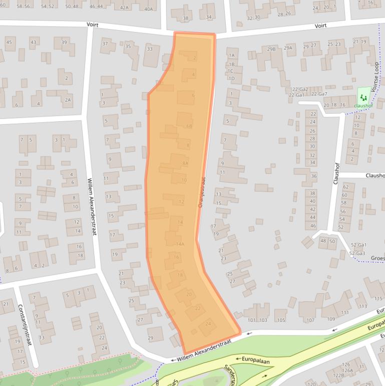 Kaart van postcodegebied 5671HJ.