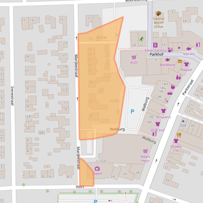 Kaart van postcodegebied 5671HL.