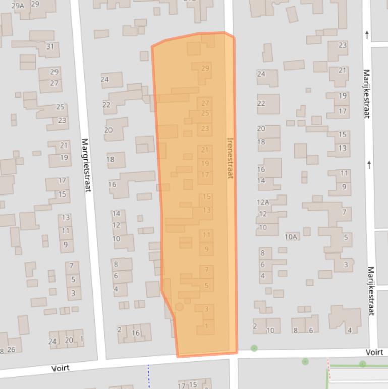 Kaart van postcodegebied 5671HM.