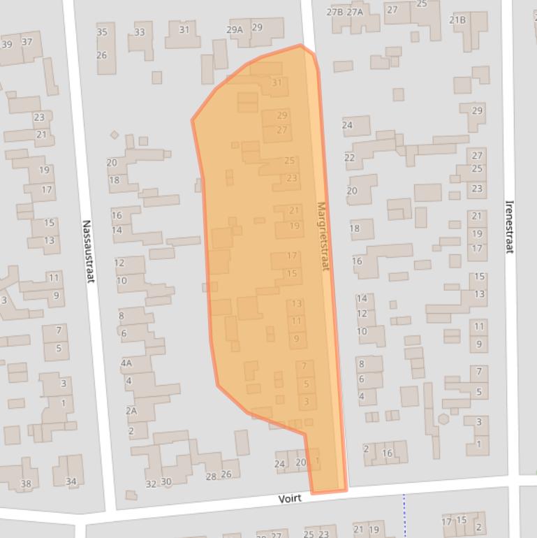 Kaart van postcodegebied 5671HP.