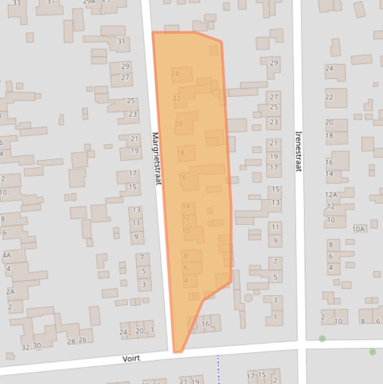 Kaart van postcodegebied 5671HR.