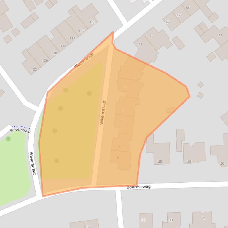 Kaart van postcodegebied 5671JC.