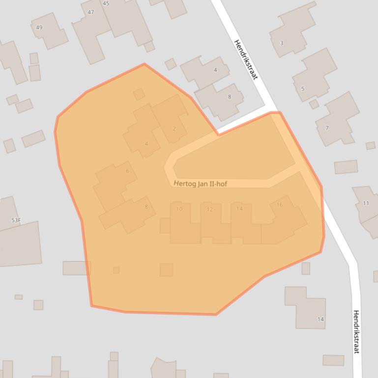 Kaart van postcodegebied 5671JE.