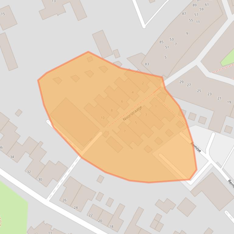 Kaart van postcodegebied 5671KC.