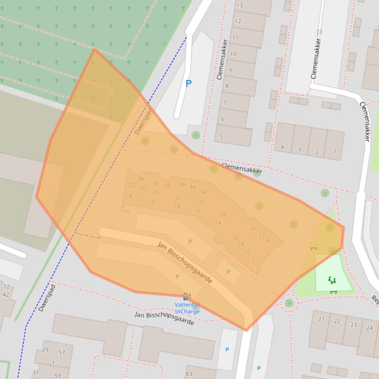 Kaart van postcodegebied 5671LB.