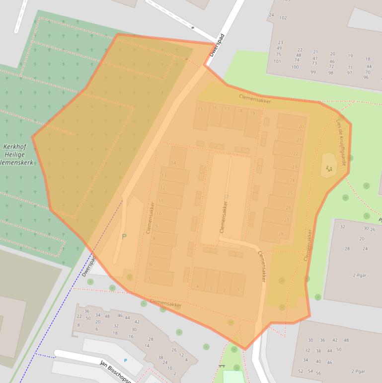 Kaart van postcodegebied 5671LL.