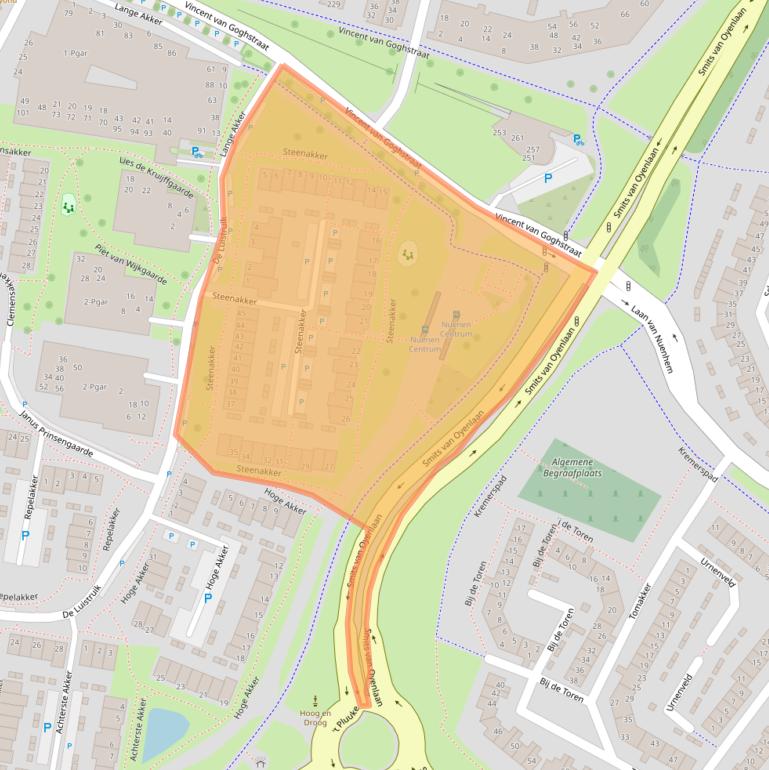 Kaart van postcodegebied 5671LM.
