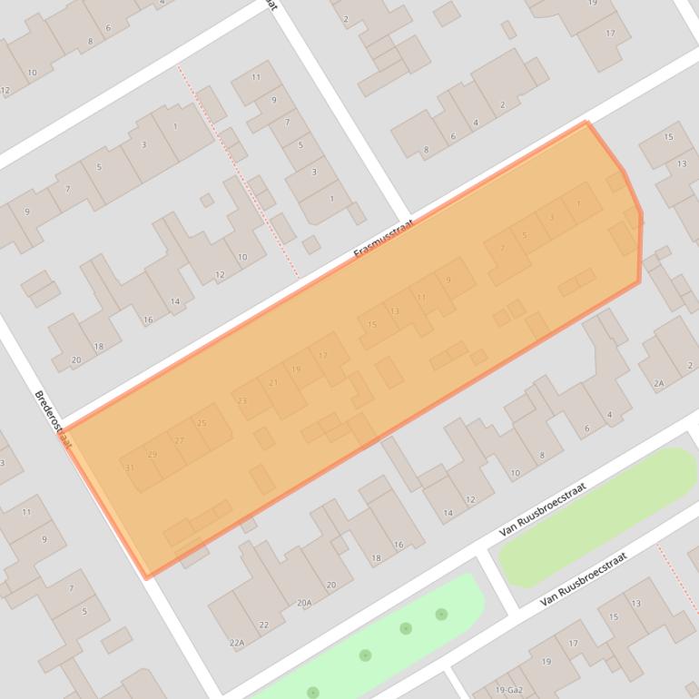 Kaart van postcodegebied 5671VG.