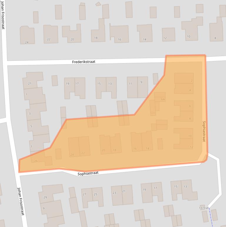 Kaart van postcodegebied 5671XK.