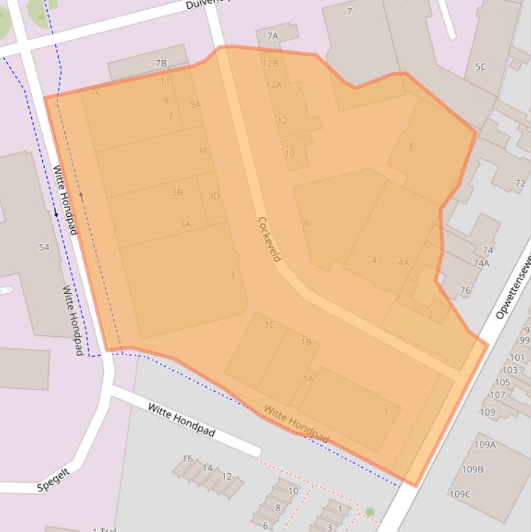 Kaart van postcodegebied 5672AE.