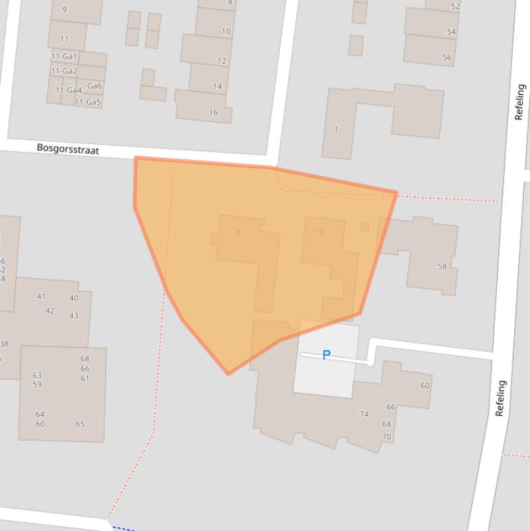 Kaart van postcodegebied 5672ER.