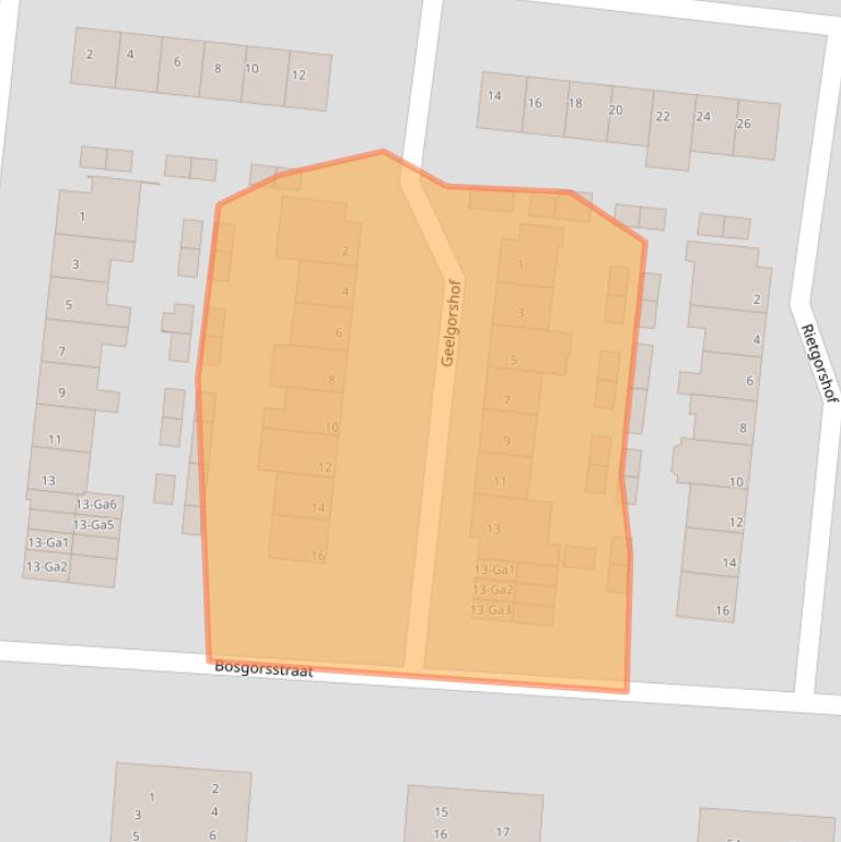 Kaart van postcodegebied 5672ES.