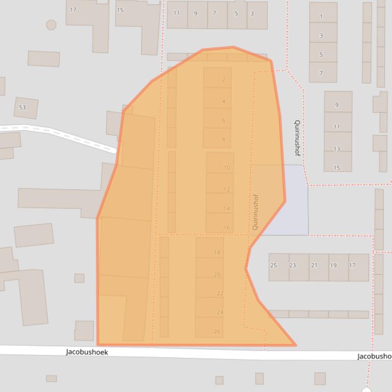 Kaart van postcodegebied 5672JB.