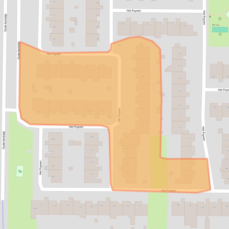 Kaart van postcodegebied 5672RC.