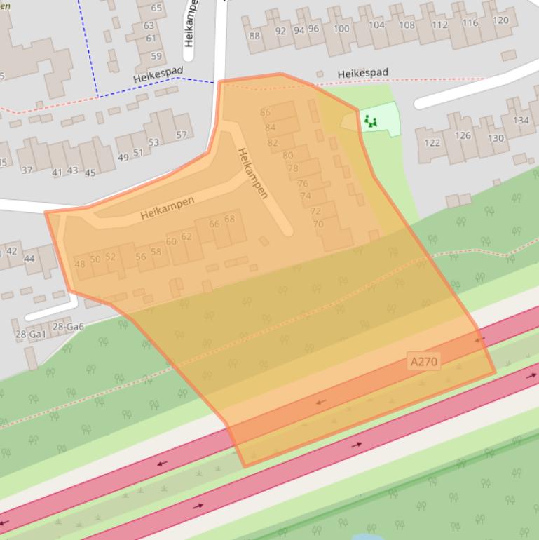 Kaart van postcodegebied 5672SN.