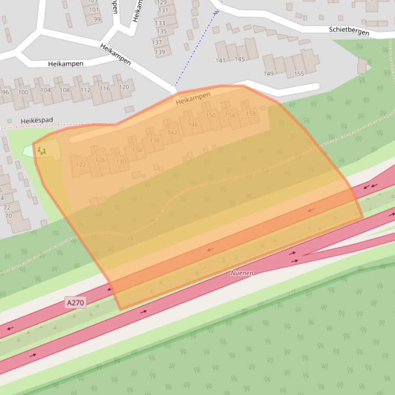 Kaart van postcodegebied 5672SR.