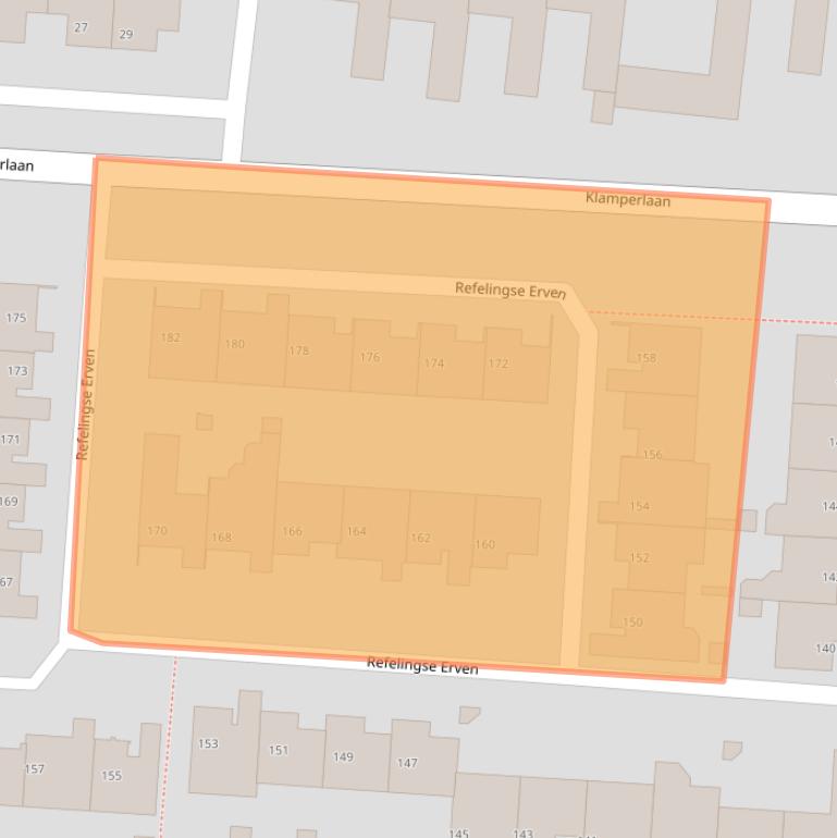 Kaart van postcodegebied 5672TJ.