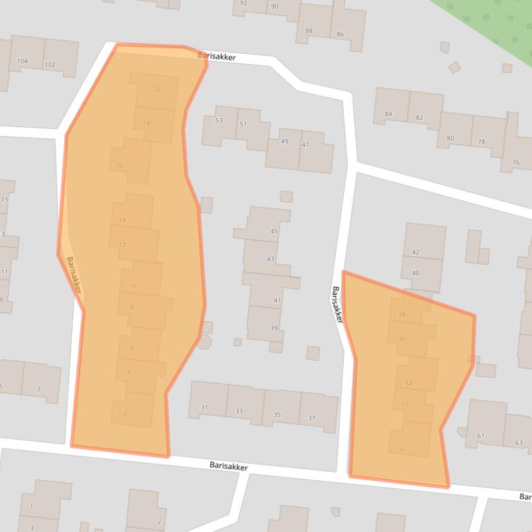 Kaart van postcodegebied 5672VC.