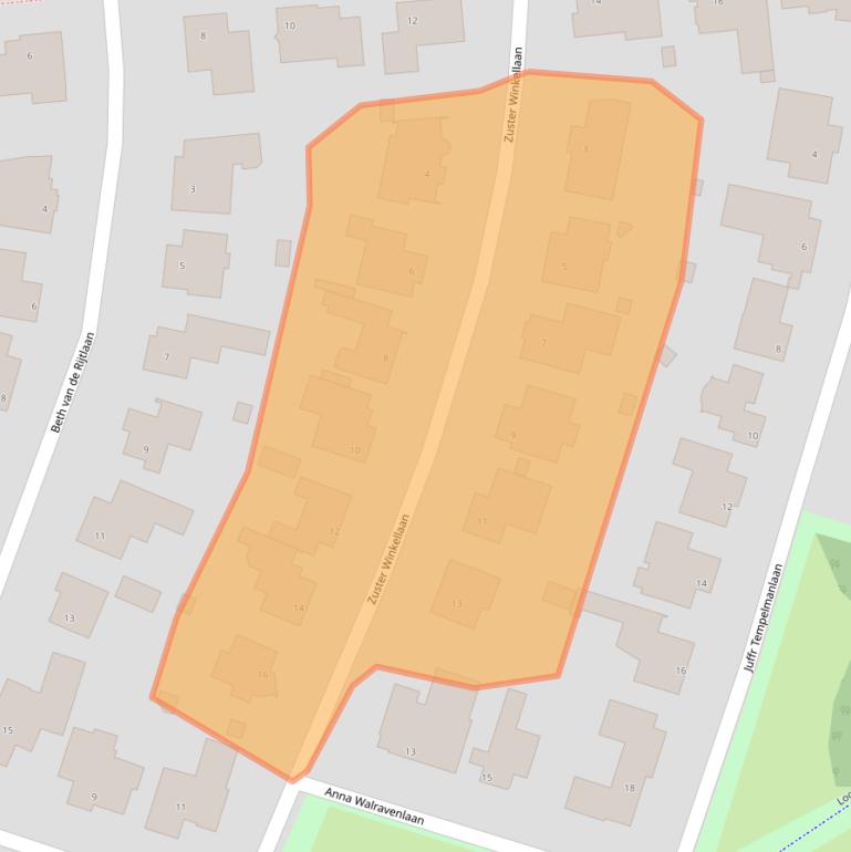 Kaart van postcodegebied 5673AC.