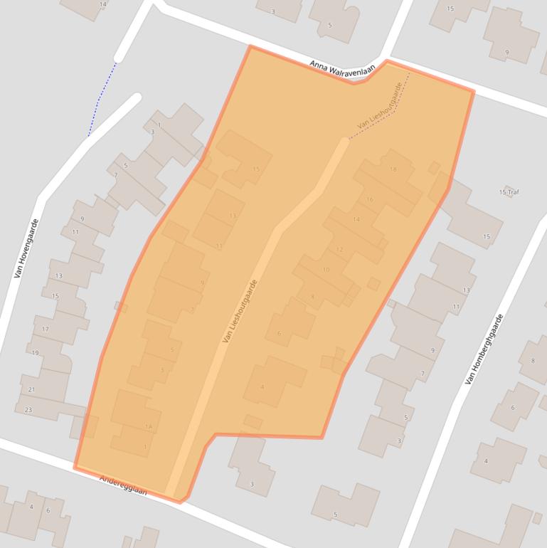 Kaart van postcodegebied 5673AH.