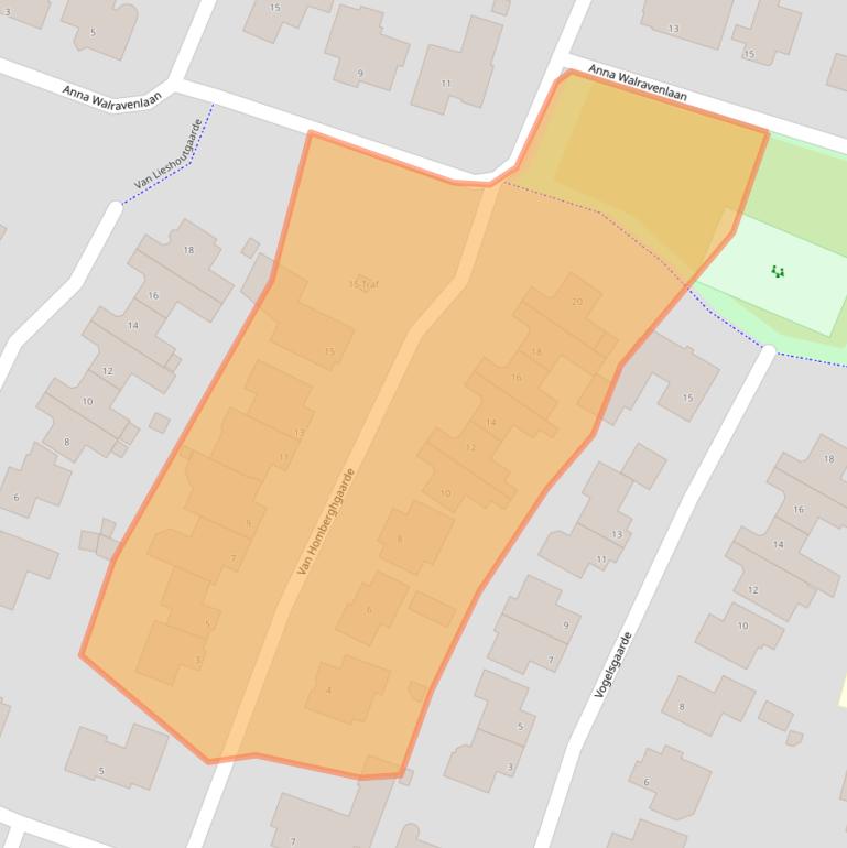 Kaart van postcodegebied 5673AJ.