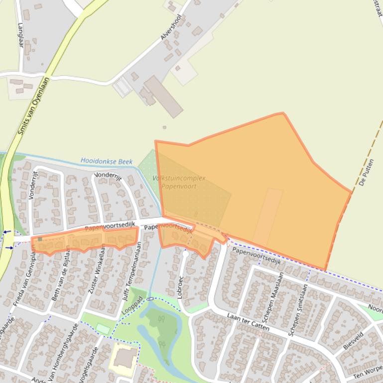 Kaart van postcodegebied 5673AN.