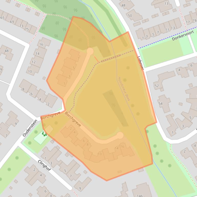 Kaart van postcodegebied 5673AW.