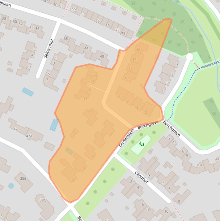 Kaart van postcodegebied 5673AZ.
