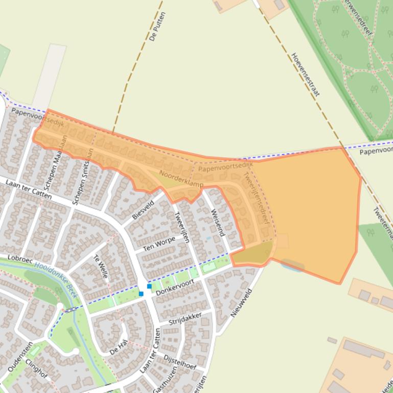 Kaart van postcodegebied 5673BH.