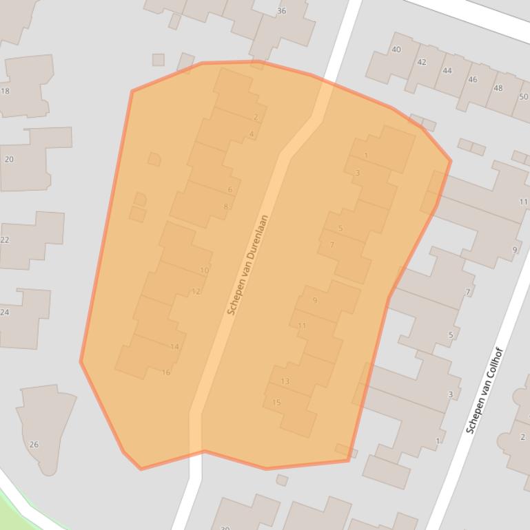 Kaart van postcodegebied 5673BJ.