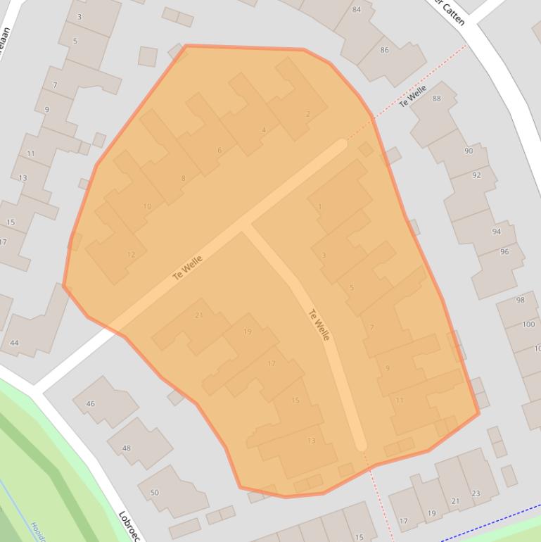 Kaart van postcodegebied 5673BP.